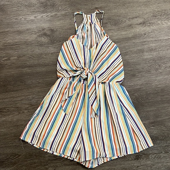 Mustard Seed multi-colored romper - Picture 4 of 4